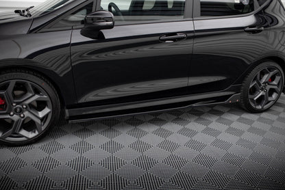 Seitenschweller Ansatz (Paar) V.2 + Flaps passend für Ford Fiesta ST / ST-Line