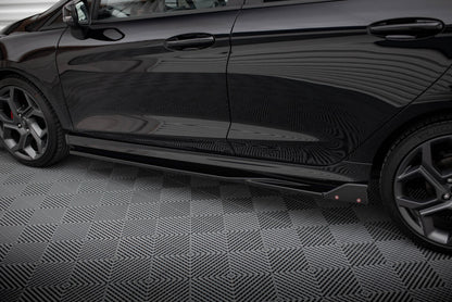 Seitenschweller Ansatz (Paar) V.2 + Flaps passend für Ford Fiesta ST / ST-Line