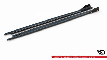 Seitenschweller Ansatz (Paar) V.2 + Flaps passend für Skoda Octavia RS Liftback / Combi Mk4 FL