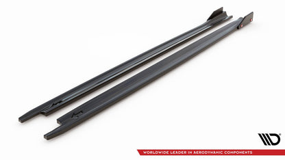 Seitenschweller Ansatz (Paar) V.2 + Flaps passend für Skoda Octavia RS Liftback / Combi Mk4 FL