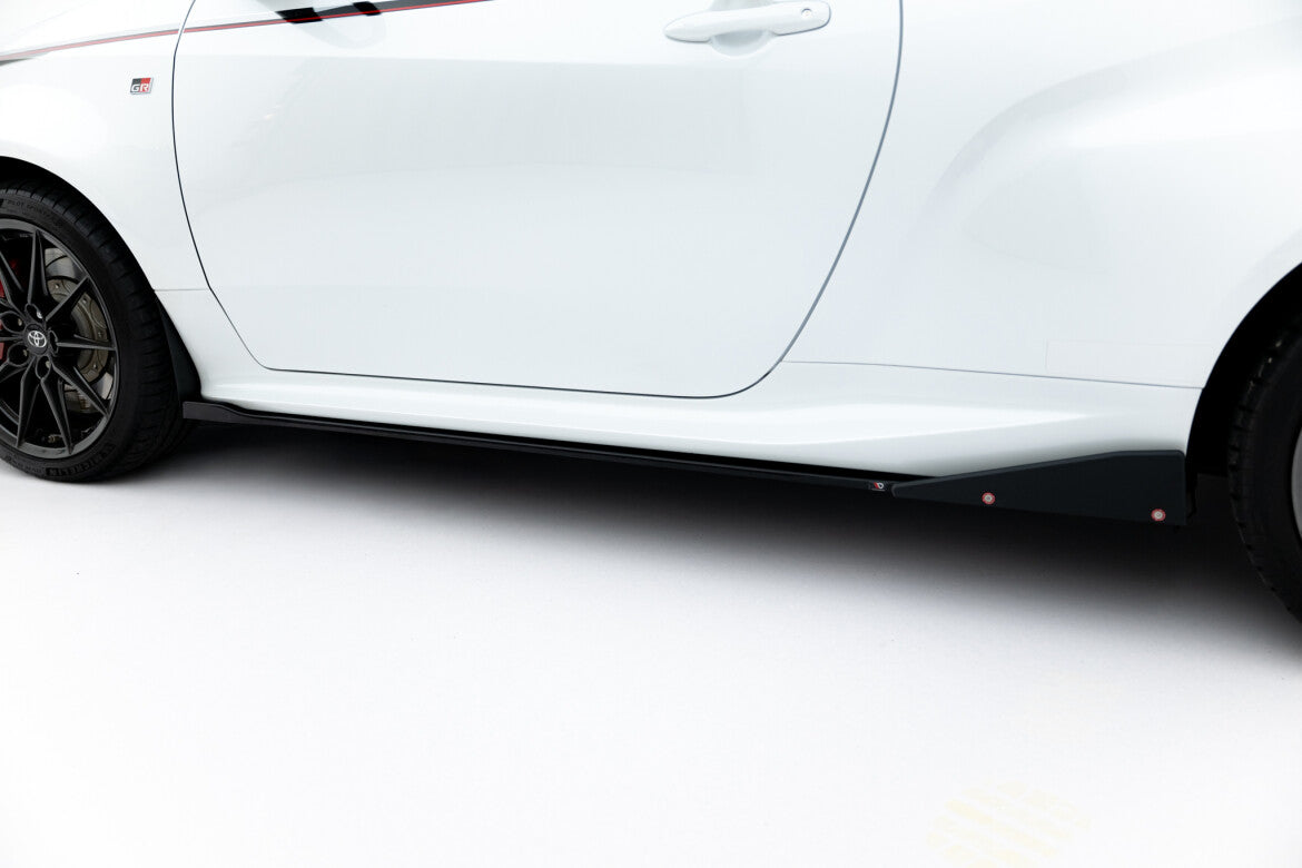 Seitenschweller Ansatz (Paar) V.2 + Flaps passend für Toyota GR Yaris Mk4