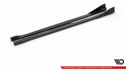 Seitenschweller Ansatz (Paar) V.2 + Flaps passend für Toyota GR Yaris Mk4