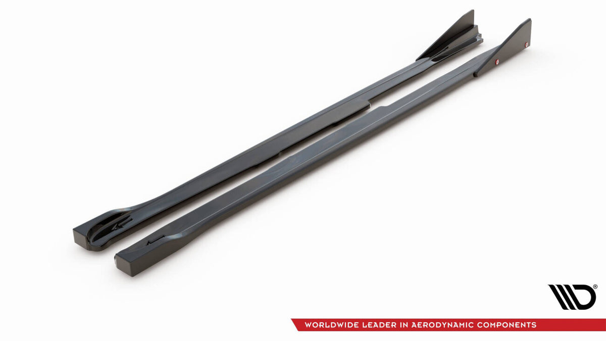 Seitenschweller Ansatz (Paar) V.2 + Flaps passend für Toyota GR Yaris Mk4