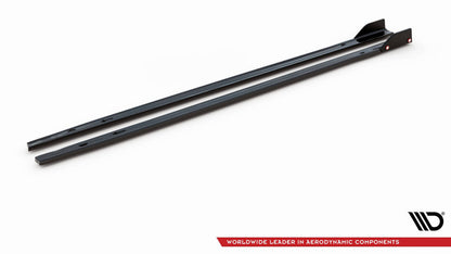 Seitenschweller Ansatz (Paar) V.2 + Flaps passend für VW Golf GTI / GTE / GTI Clubsport / GTD / R-Line Mk8