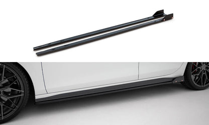 Seitenschweller Ansatz (Paar) V.2 + Flaps passend für VW Golf GTI / GTE / GTI Clubsport / GTD / R-Line Mk8
