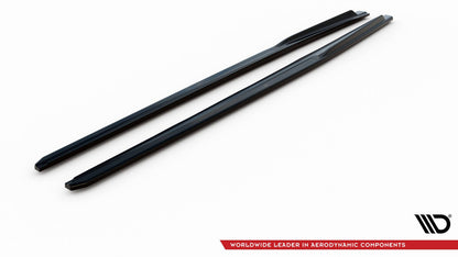 Seitenschweller Ansatz (Paar) V.2 passend für Audi RS3 8V Sportback FL schwarz Hochglanz