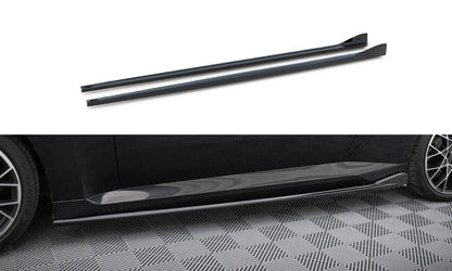 Seitenschweller Ansatz (Paar) V.2 passend für BMW 2 Coupe G42 schwarz Hochglanz