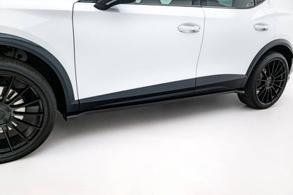 Seitenschweller Ansatz (Paar) V.2 passend für CUPRA Formentor Mk1 FL schwarz Hochglanz