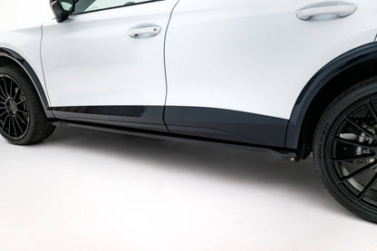 Seitenschweller Ansatz (Paar) V.2 passend für CUPRA Formentor Mk1 FL schwarz Hochglanz