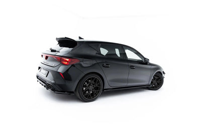 Seitenschweller Ansatz (Paar) V.2 passend für Cupra Leon ST / Hatchback Mk1 Facelift schwarz Hochglanz