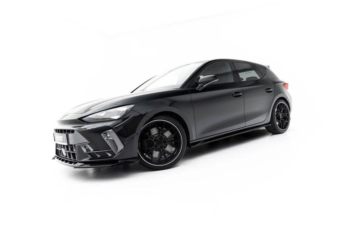 Seitenschweller Ansatz (Paar) V.2 passend für Cupra Leon ST / Hatchback Mk1 Facelift schwarz Hochglanz