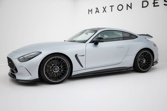 Seitenschweller Ansatz (Paar) V.2 passend für Mercedes-AMG GT 63 / 55 / 63 S E Performance C192 schwarz Hochglanz