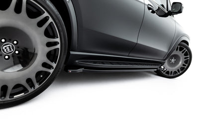 Seitenschweller Ansatz (Paar) V.2 passend für Mercedes GLS AMG-Line X167 schwarz Hochglanz