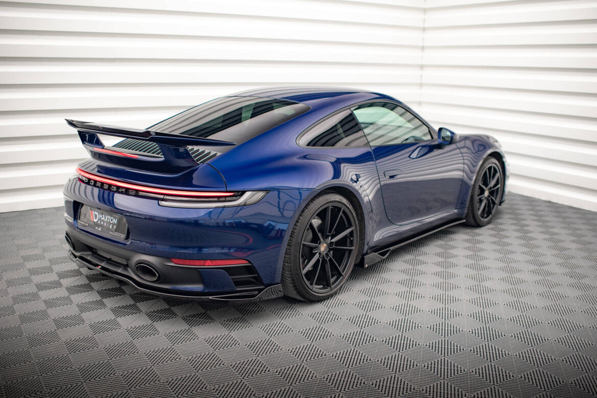 Seitenschweller Ansatz (Paar) V.2 passend für Porsche 911 Carrera Aero / Carrera GTS 992 schwarz Hochglanz