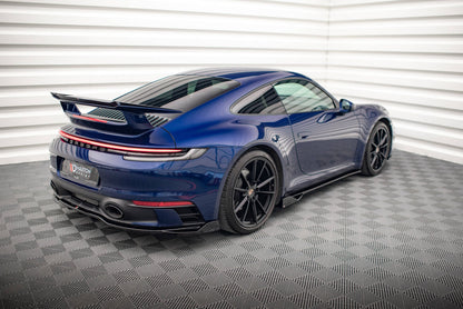 Seitenschweller Ansatz (Paar) V.2 passend für Porsche 911 Carrera Aero / Carrera GTS 992 schwarz Hochglanz