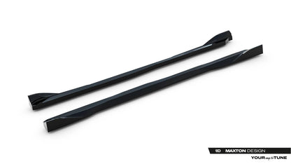 Seitenschweller Ansatz (Paar) V.2 passend für Toyota GR Yaris Mk4 Facelift schwarz Hochglanz