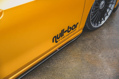 Seitenschweller Ansatz (Paar) V.2 passend für VW Golf Mk8 schwarz Hochglanz