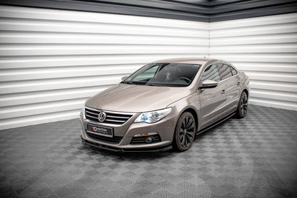 Seitenschweller Ansatz (Paar) V.2 passend für VW Passat CC schwarz Hochglanz