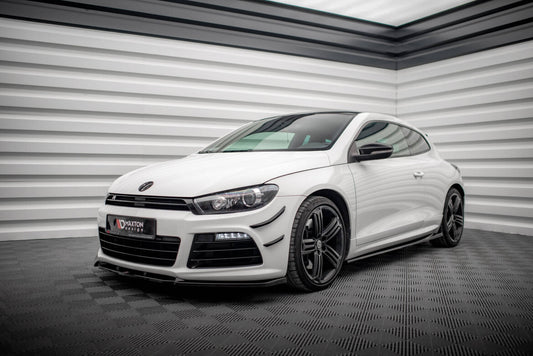 Seitenschweller Ansatz (Paar) V.2 passend für VW Scirocco R Mk3 schwarz Hochglanz