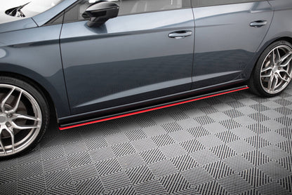 Seitenschweller Ansatz (Paar) V.3 passend für Seat Leon Mk3 CUPRA/ FR FL