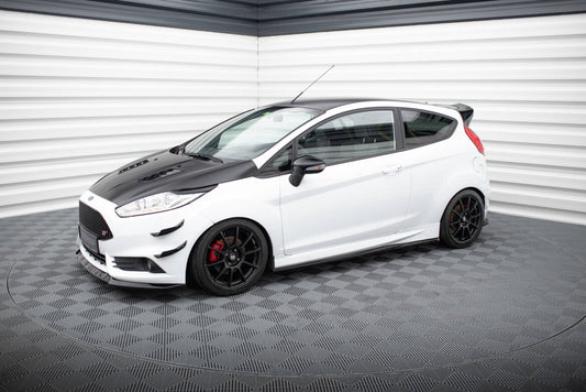 Seitenschweller Ansatz (Paar) V.4 passend für Ford Fiesta ST / ST-Line Mk7 schwarz Hochglanz