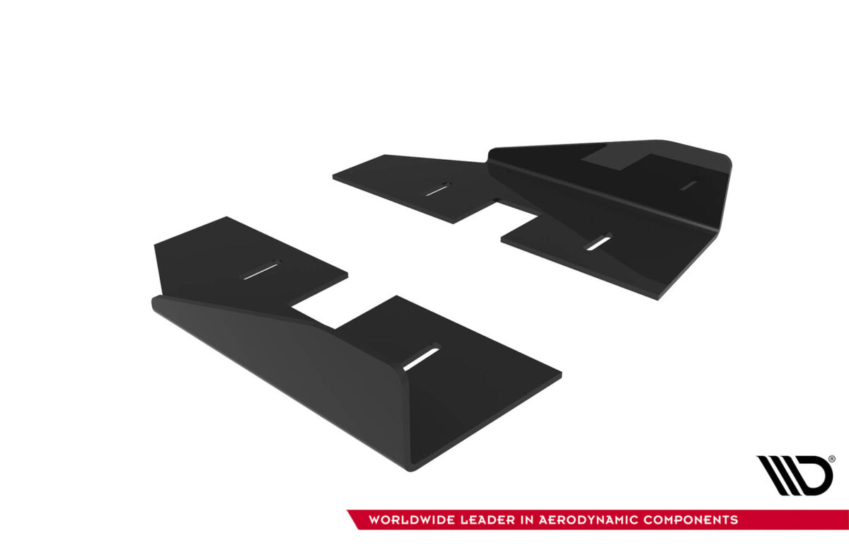 Seitenschweller Flaps passend für Audi A5 Sportback F5 FL schwarz Hochglanz