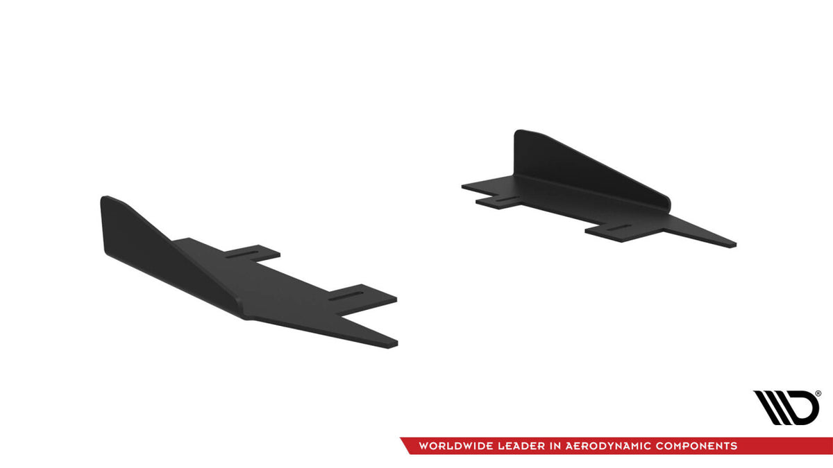Seitenschweller Flaps passend für Audi A7 RS7 Look C7 schwarz Hochglanz