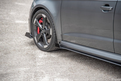Seitenschweller Flaps passend für Audi RS3 8V Sportback schwarz Hochglanz