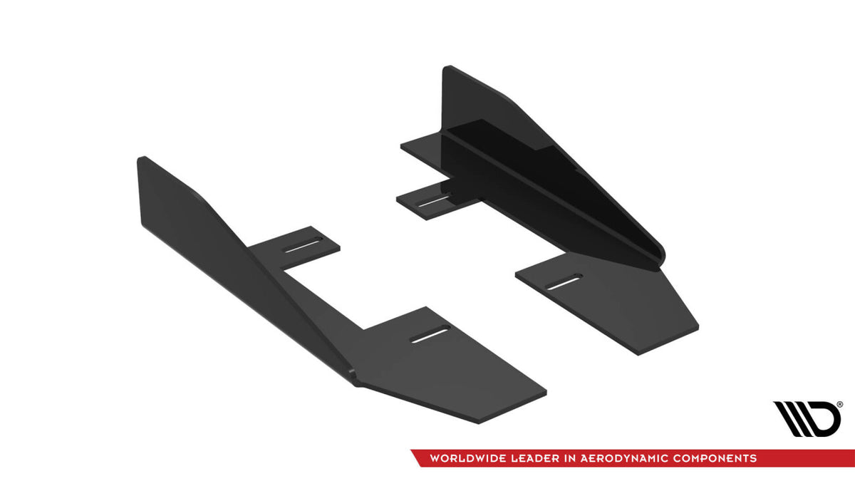 Seitenschweller Flaps passend für Audi RS3 Limousine 8V FL schwarz Hochglanz