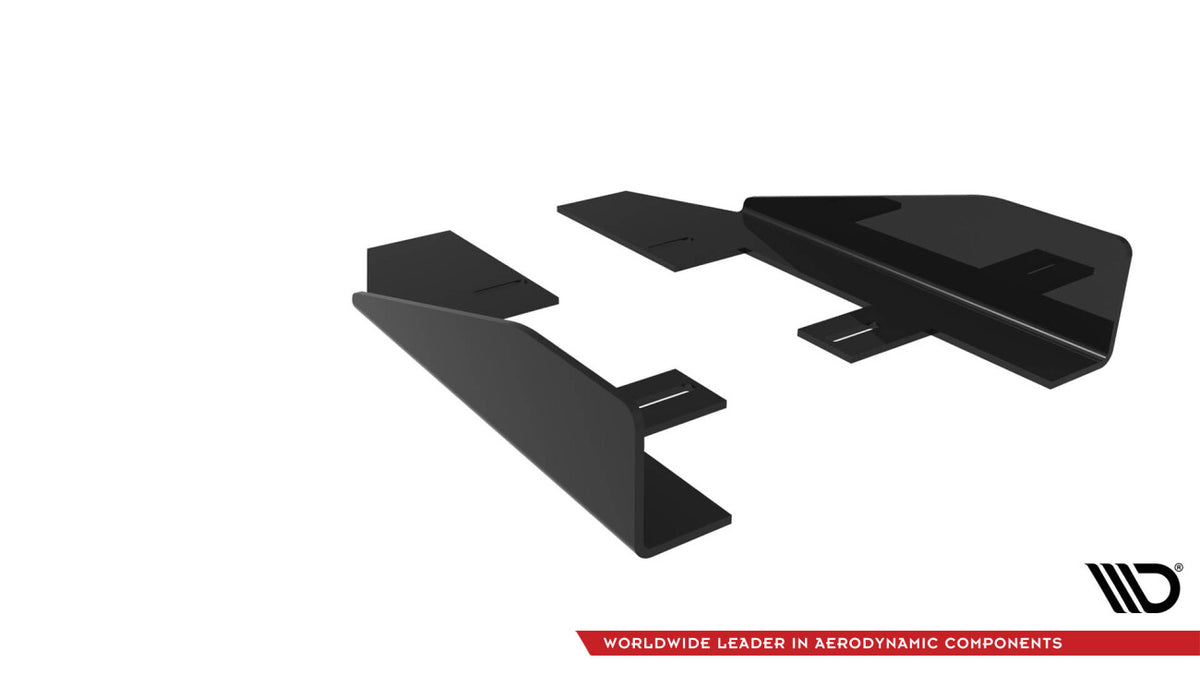 Seitenschweller Flaps passend für Audi RS3 Limousine 8V FL schwarz Hochglanz