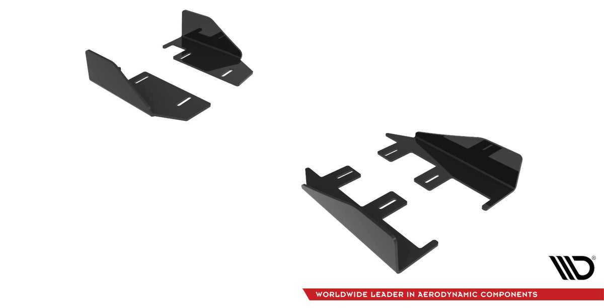 Seitenschweller Flaps passend für Audi RS3 Limousine 8Y schwarz Hochglanz