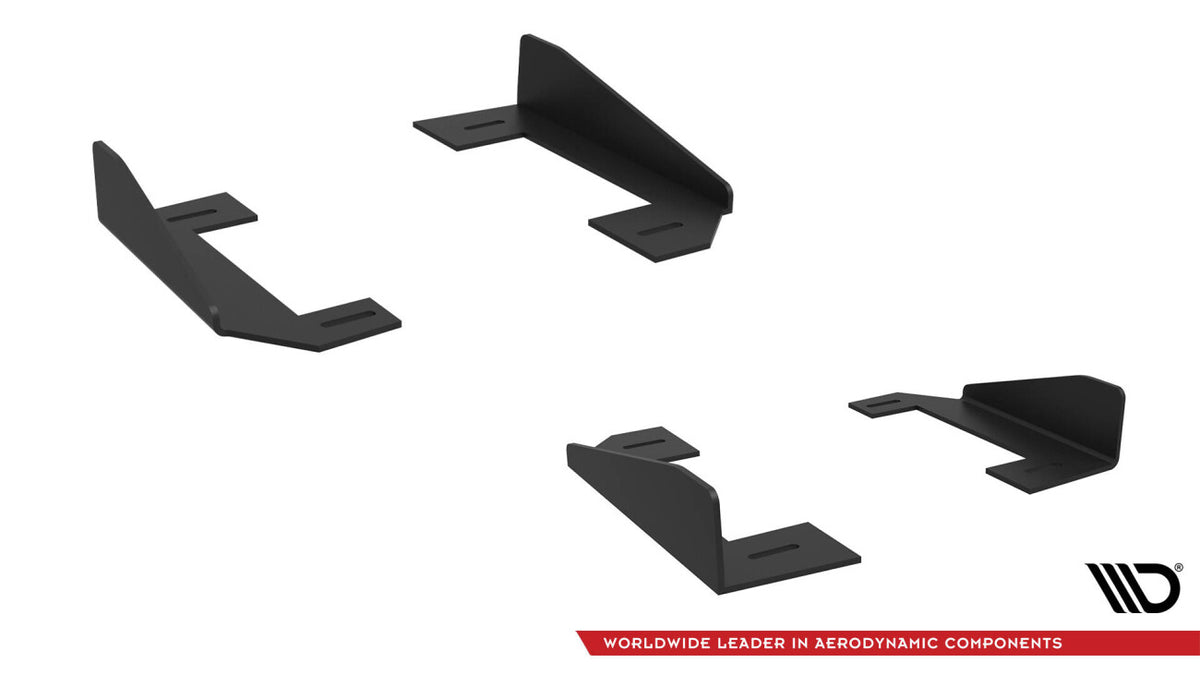 Seitenschweller Flaps passend für Audi RS5 Sportback F5 schwarz Hochglanz