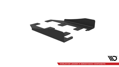 Seitenschweller Flaps passend für Audi S3 / A3 S-Line Limousine 8V schwarz Hochglanz