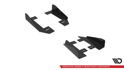 Seitenschweller Flaps passend für Audi TT S / S-Line 8S schwarz Hochglanz