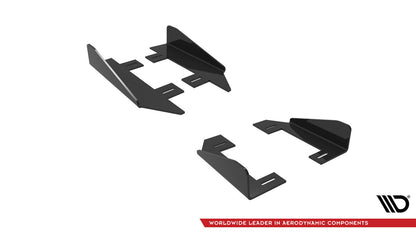 Seitenschweller Flaps passend für Audi TT S / S-Line 8S schwarz Hochglanz