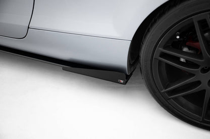 Seitenschweller Flaps passend für Audi TT S / TT S-Line 8J FL schwarz Hochglanz