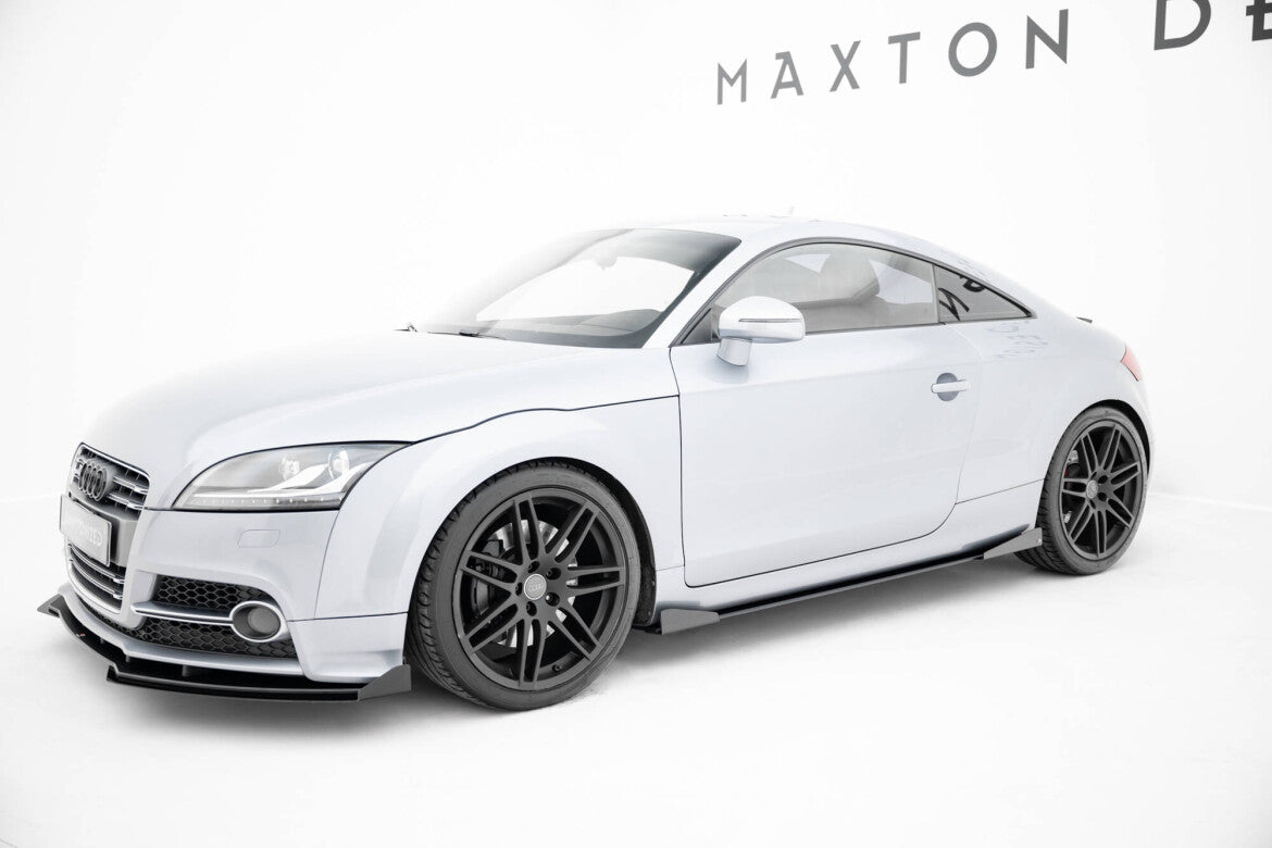 Seitenschweller Flaps passend für Audi TT S / TT S-Line 8J FL schwarz Hochglanz