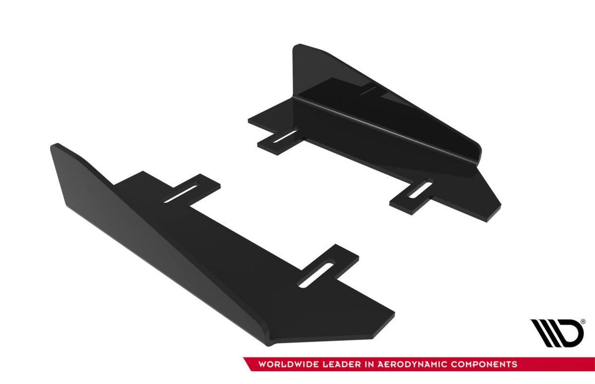 Seitenschweller Flaps passend für Audi TT S / TT S-Line 8J FL schwarz Hochglanz