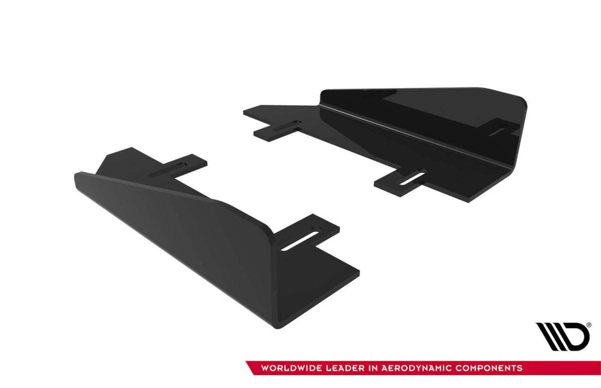 Seitenschweller Flaps passend für Audi TT S / TT S-Line 8J FL schwarz Hochglanz