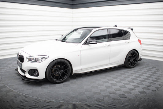 Seitenschweller Flaps passend für BMW 1er F20 M135i / M140i / M-Paket schwarz Hochglanz