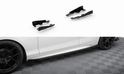 Seitenschweller Flaps passend für BMW 1er F20 M135i / M140i / M-Paket schwarz Hochglanz