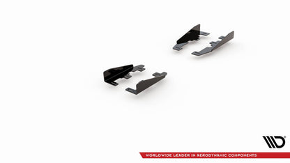 Seitenschweller Flaps passend für BMW 1er F20 M135i / M140i / M-Paket schwarz Hochglanz