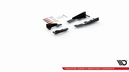 Seitenschweller Flaps passend für BMW 1er F21 M135i / M140i / M-Paket schwarz Hochglanz