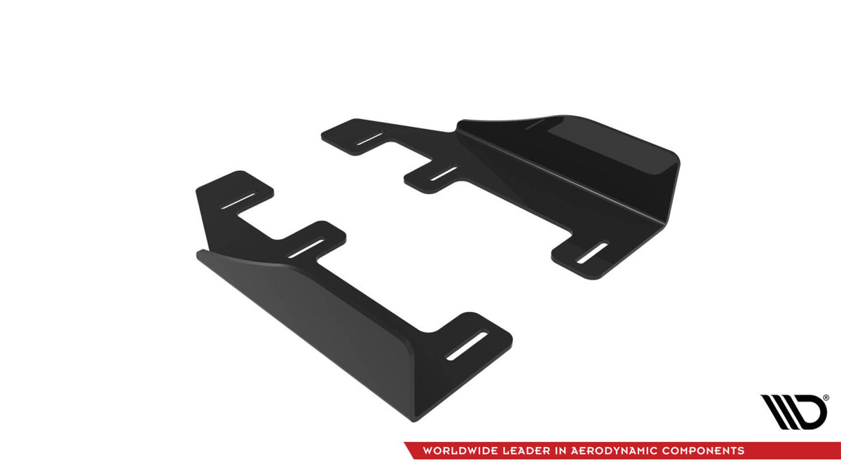 Seitenschweller Flaps passend für BMW 1er M-Paket / M135i / 128ti F40 schwarz Hochglanz
