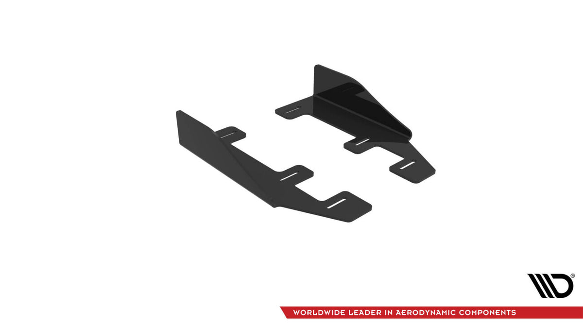 Seitenschweller Flaps passend für BMW 1er M-Paket / M135i / 128ti F40 schwarz Hochglanz