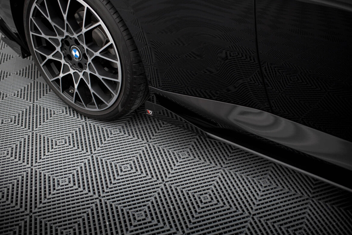 Seitenschweller Flaps passend für BMW 2 Coupe G42 schwarz Hochglanz
