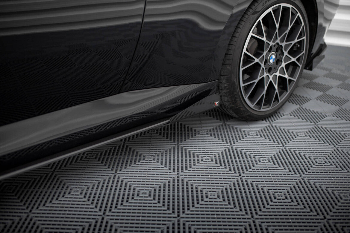 Seitenschweller Flaps passend für BMW 2 Coupe G42 schwarz Hochglanz