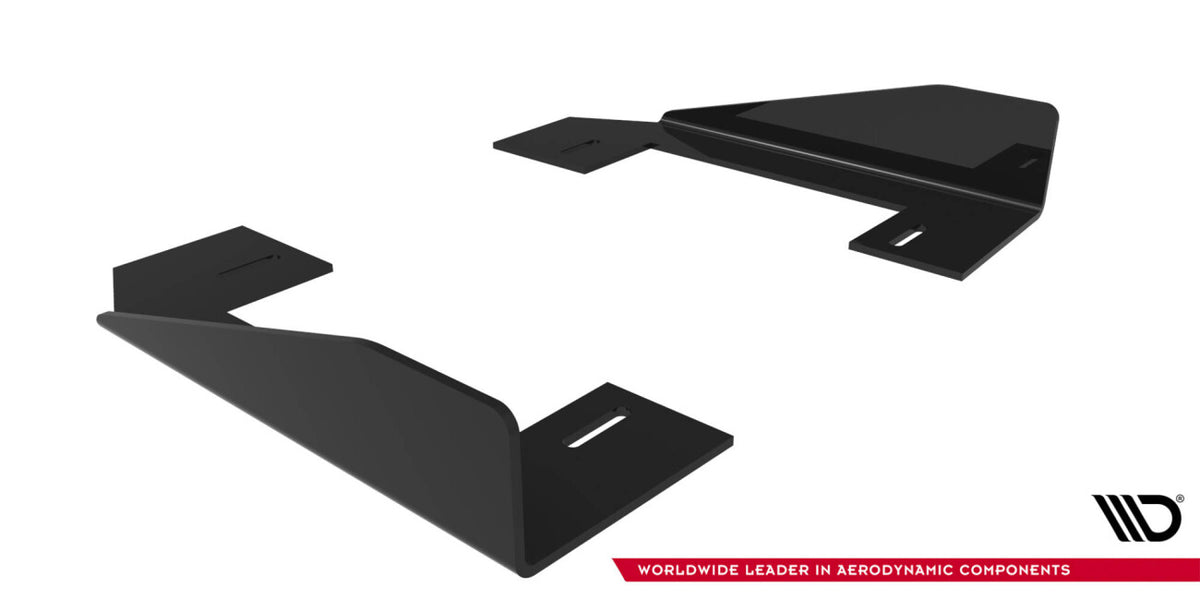 Seitenschweller Flaps passend für BMW M135i F70 schwarz Hochglanz