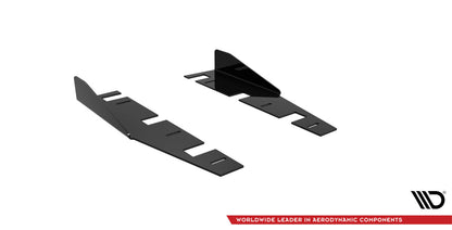 Seitenschweller Flaps passend für BMW M2 F87 schwarz Hochglanz