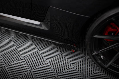 Seitenschweller Flaps passend für BMW M2 G87 schwarz Hochglanz